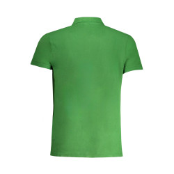 CAVALLI CLASS MEN&39S GREEN SHORT SLEEVED POLO SHIRT