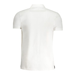 CAVALLI CLASS MEN&39S WHITE SHORT SLEEVED POLO SHIRT