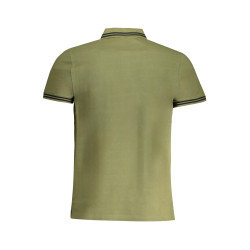 CAVALLI CLASS MEN&39S GREEN SHORT SLEEVED POLO SHIRT