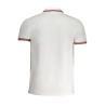 CAVALLI CLASS MEN&39S WHITE SHORT SLEEVED POLO SHIRT