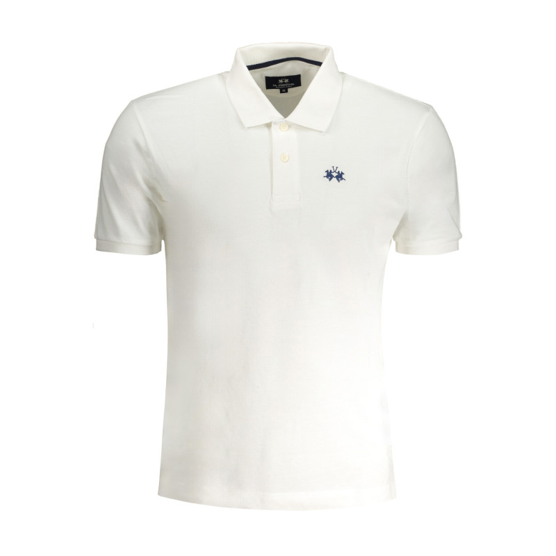 LA MARTINA MEN&39S WHITE SHORT SLEEVED POLO SHIRT