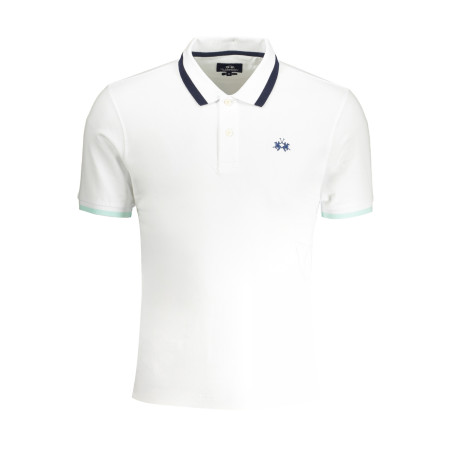 LA MARTINA MEN&39S WHITE SHORT SLEEVED POLO SHIRT