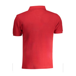 LA MARTINA MEN&39S RED SHORT SLEEVED POLO SHIRT