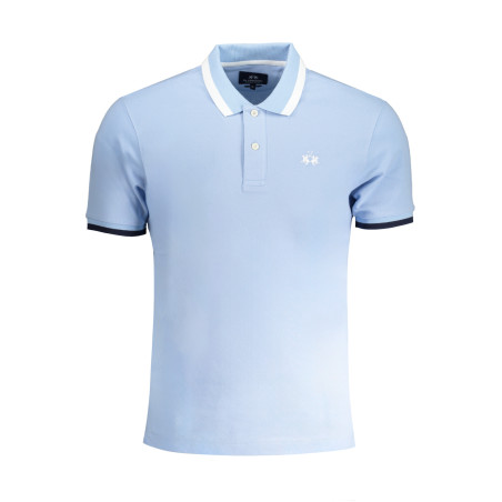 LA MARTINA MEN&39S BLUE SHORT SLEEVED POLO SHIRT