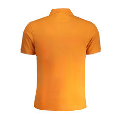 LA MARTINA MEN&39S ORANGE SHORT SLEEVED POLO SHIRT