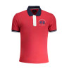 LA MARTINA MEN&39S RED SHORT SLEEVED POLO SHIRT