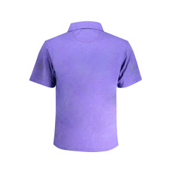 LA MARTINA PURPLE MEN&39S SHORT SLEEVED POLO SHIRT