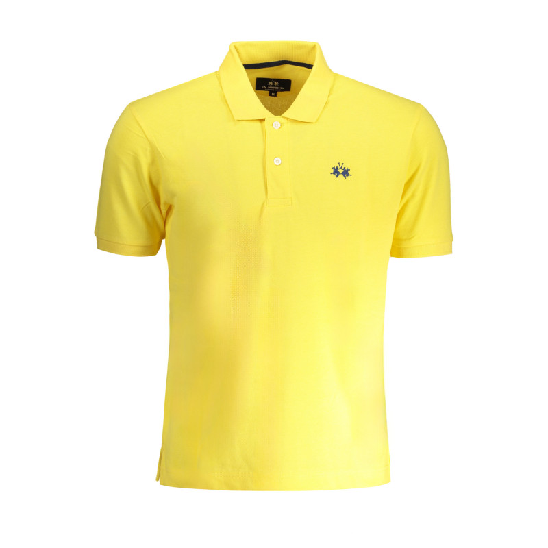 LA MARTINA YELLOW MEN&39S SHORT SLEEVED POLO SHIRT