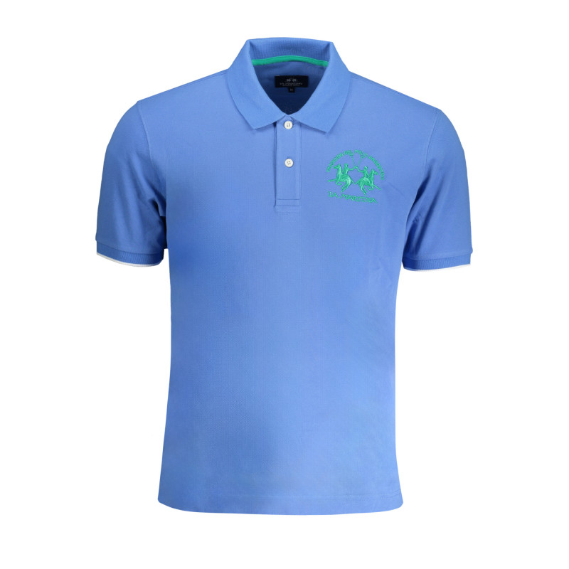 LA MARTINA MEN&39S BLUE SHORT SLEEVED POLO SHIRT