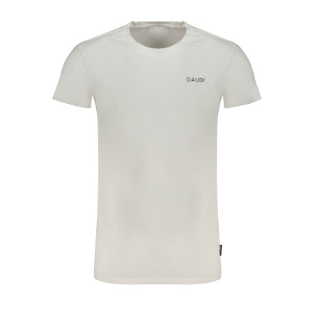 GAUDÌ MEN&39S WHITE SHORT SLEEVE T-SHIRT