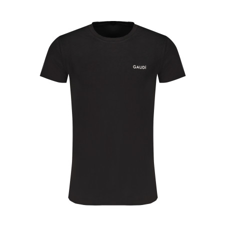 GAUDÌ T-SHIRT MANICHE CORTE UOMO NERO