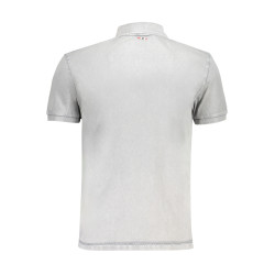 NAPAPIJRI MEN&39S GRAY SHORT SLEEVED POLO SHIRT