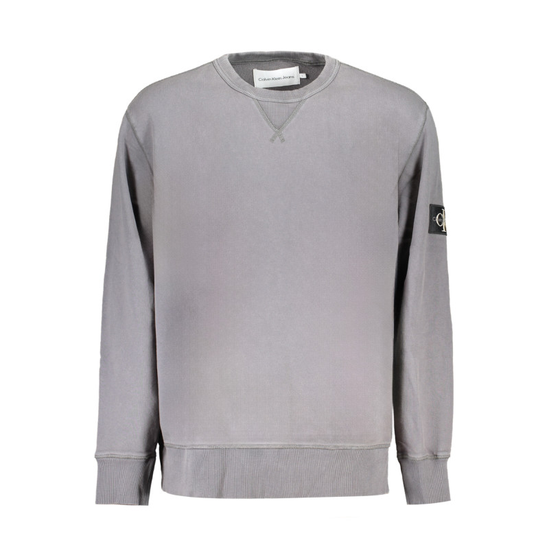 CALVIN KLEIN MEN&39S GRAY ZIPLESS SWEATSHIRT