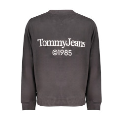 TOMMY HILFIGER MEN&39S BLACK ZIPLESS SWEATSHIRT