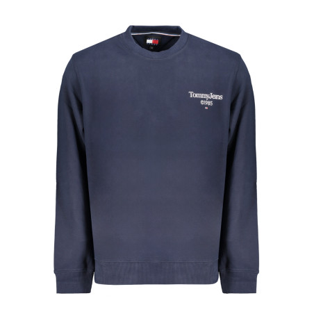 TOMMY HILFIGER MEN&39S BLUE ZIPLESS SWEATSHIRT