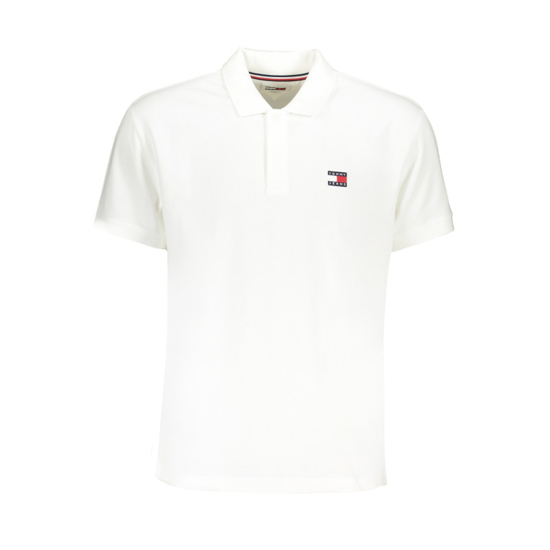 TOMMY HILFIGER MEN&39S WHITE SHORT SLEEVED POLO SHIRT