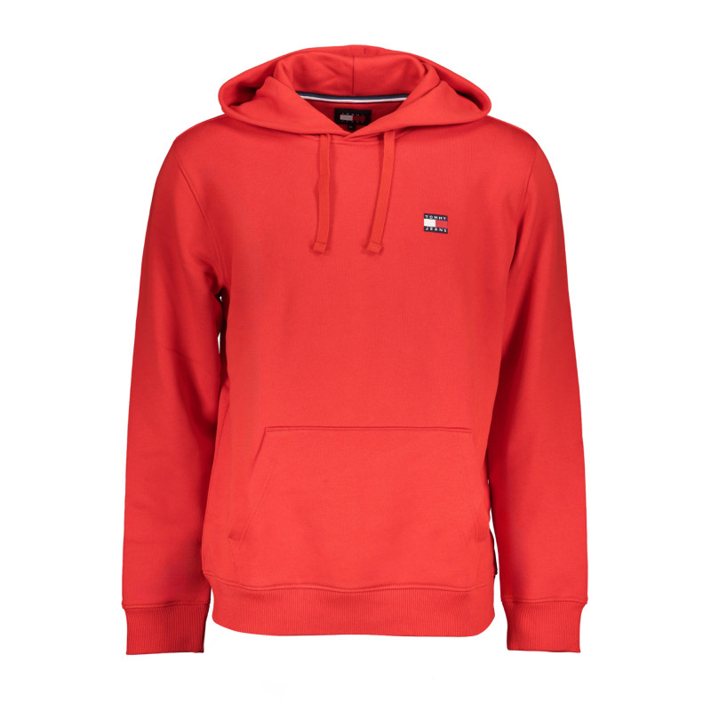 TOMMY HILFIGER FELPA SENZA ZIP UOMO ROSSO