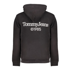 TOMMY HILFIGER MEN&39S BLACK ZIPLESS SWEATSHIRT