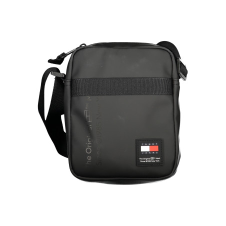 TOMMY HILFIGER MEN&39S BLACK SHOULDER BAG