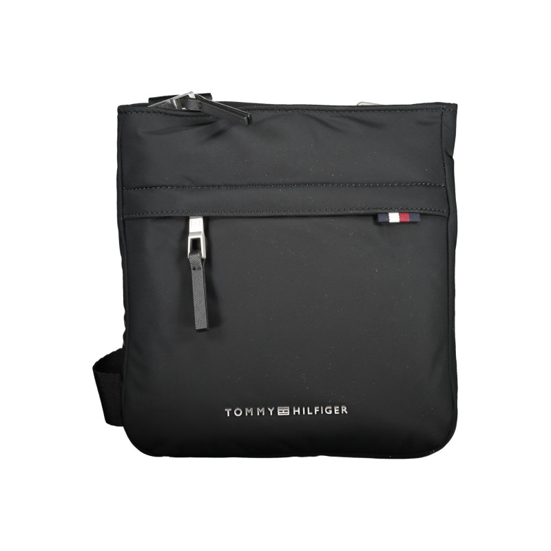 TOMMY HILFIGER MEN&39S BLACK SHOULDER BAG