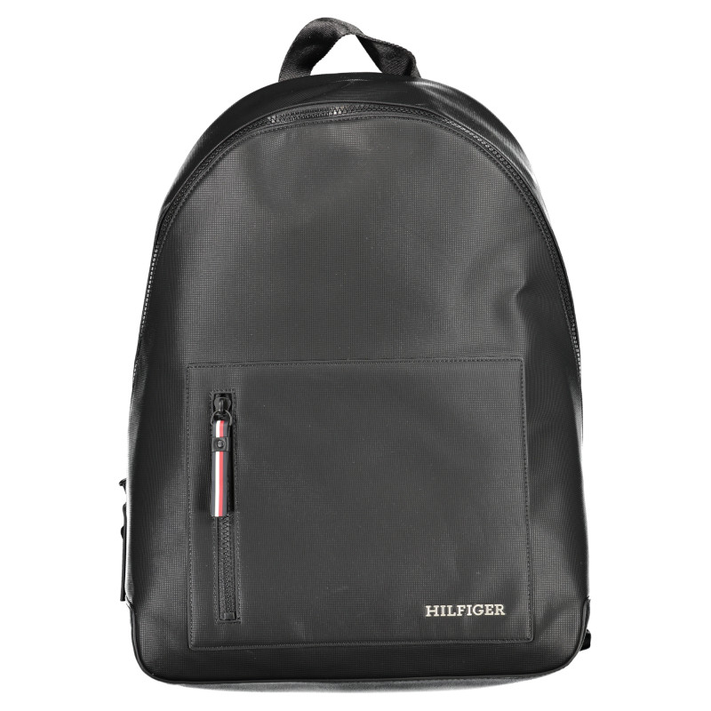 TOMMY HILFIGER MEN&39S BLACK BACKPACK