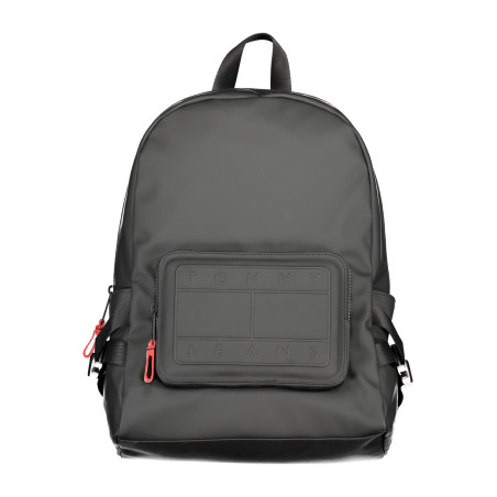 TOMMY HILFIGER MEN&39S BLACK BACKPACK