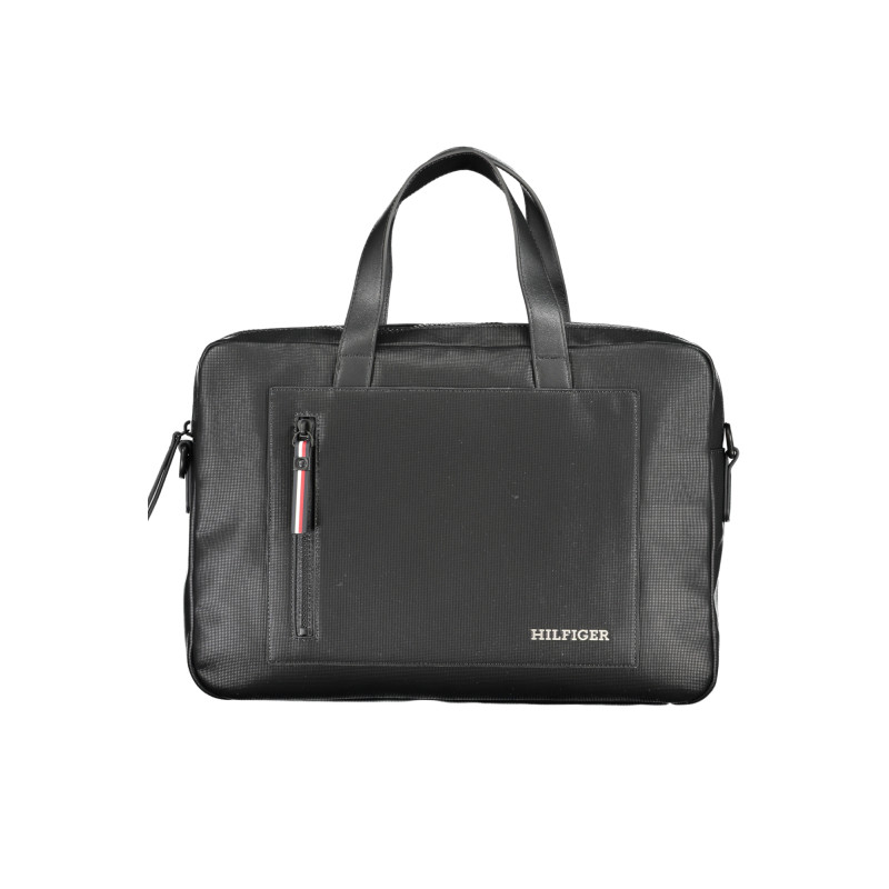 TOMMY HILFIGER BLACK MAN BRIEFCASE