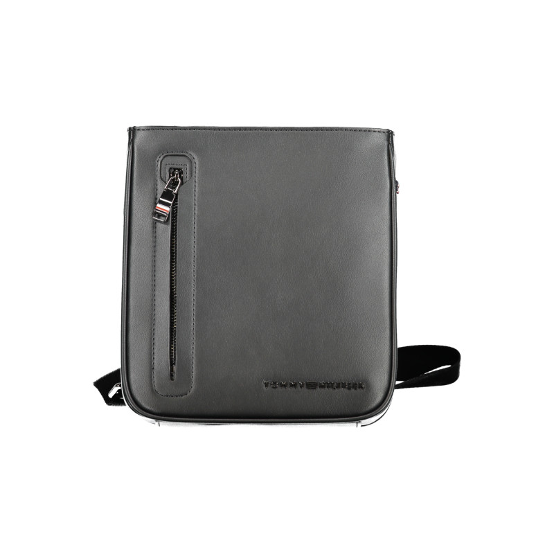 TOMMY HILFIGER MEN&39S BLACK SHOULDER BAG