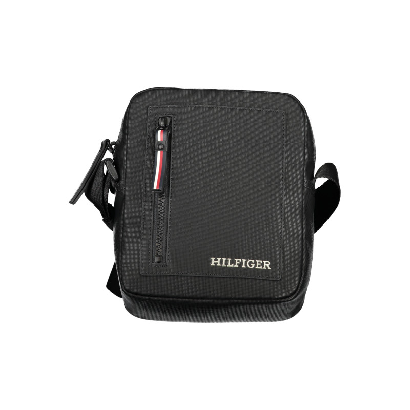 TOMMY HILFIGER MEN&39S BLACK SHOULDER BAG