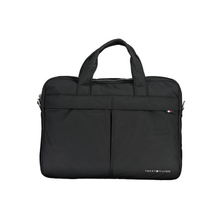 TOMMY HILFIGER BLACK MAN BRIEFCASE