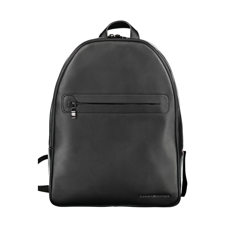 TOMMY HILFIGER MEN&39S BLACK BACKPACK