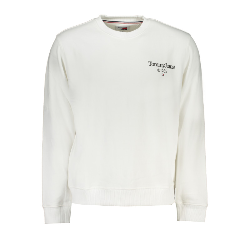 TOMMY HILFIGER MEN&39S WHITE ZIPLESS SWEATSHIRT