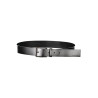 CALVIN KLEIN MEN&39S BLACK LEATHER BELT