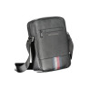 TOMMY HILFIGER MEN&39S BLACK SHOULDER BAG