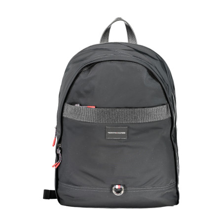 TOMMY HILFIGER MEN&39S BLACK BACKPACK