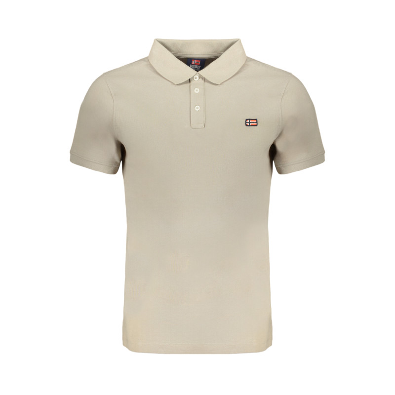 NORWAY 1963 BEIGE MEN&39S SHORT SLEEVED POLO SHIRT