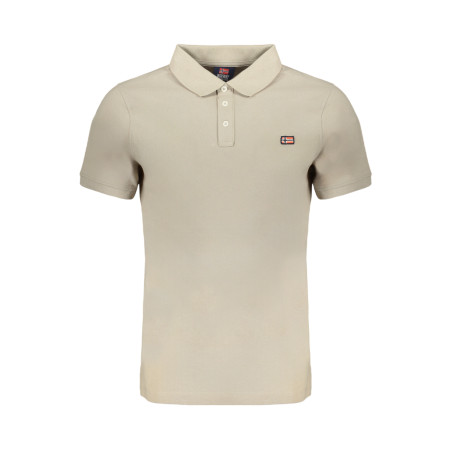 NORWAY 1963 BEIGE MEN&39S SHORT SLEEVED POLO SHIRT