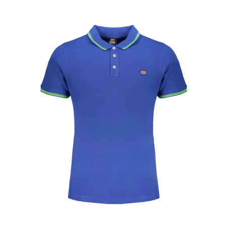 NORWAY 1963 POLO MANICHE CORTE UOMO BLU