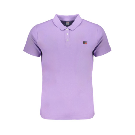 NORWAY 1963 PURPLE MEN&39S SHORT SLEEVED POLO SHIRT