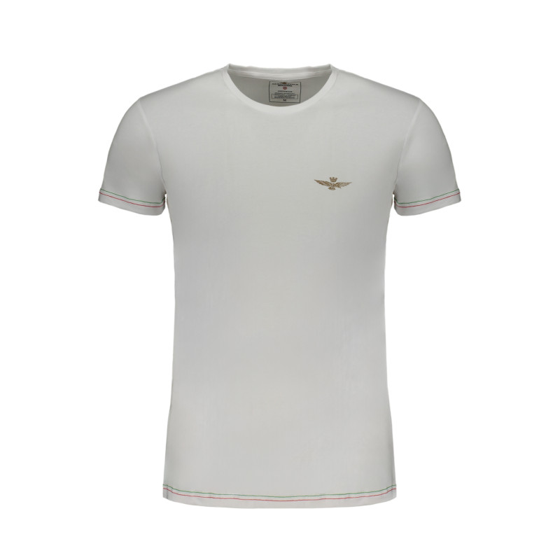 AERONAUTICA MILITARE T-SHIRT MANICHE CORTE UOMO BIANCO