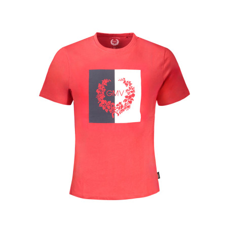 GIAN MARCO VENTURI MEN&39S RED SHORT SLEEVE T-SHIRT