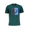 GIAN MARCO VENTURI GREEN MEN&39S SHORT SLEEVED T-SHIRT