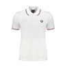 GIAN MARCO VENTURI MEN&39S WHITE SHORT SLEEVED POLO SHIRT