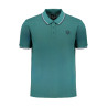 GIAN MARCO VENTURI GREEN MEN&39S SHORT SLEEVED POLO SHIRT