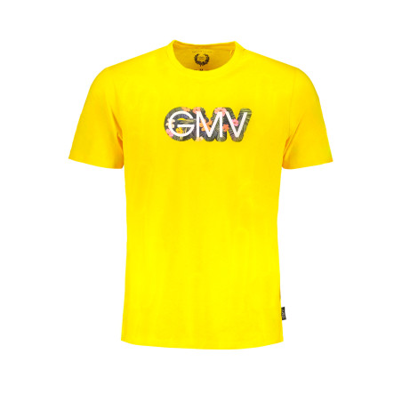 GIAN MARCO VENTURI YELLOW MEN&39S SHORT SLEEVED T-SHIRT