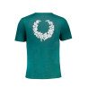 GIAN MARCO VENTURI GREEN MEN&39S SHORT SLEEVED T-SHIRT