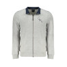 GIAN MARCO VENTURI MEN&39S GRAY ZIP SWEATSHIRT