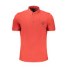 GIAN MARCO VENTURI MEN&39S RED SHORT SLEEVED POLO SHIRT