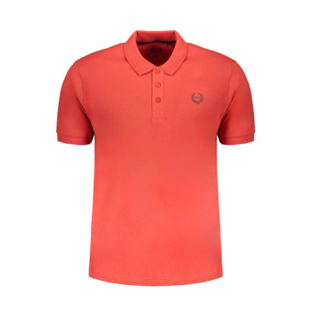 GIAN MARCO VENTURI MEN&39S RED SHORT SLEEVED POLO SHIRT