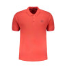 GIAN MARCO VENTURI MEN&39S RED SHORT SLEEVED POLO SHIRT